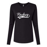 Father's Day Hockey Dad Like Normal Dad But Cooler Gift Hockey Life Womens Cotton Relaxed Long Sleeve T-Shirt