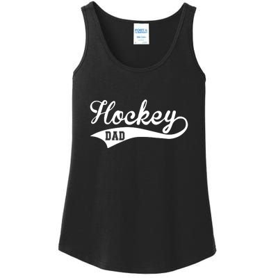 Father's Day Hockey Dad Like Normal Dad But Cooler Gift Hockey Life Ladies Essential Tank