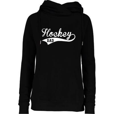 Father's Day Hockey Dad Like Normal Dad But Cooler Gift Hockey Life Womens Funnel Neck Pullover Hood