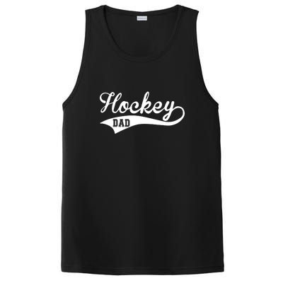 Father's Day Hockey Dad Like Normal Dad But Cooler Gift Hockey Life PosiCharge Competitor Tank