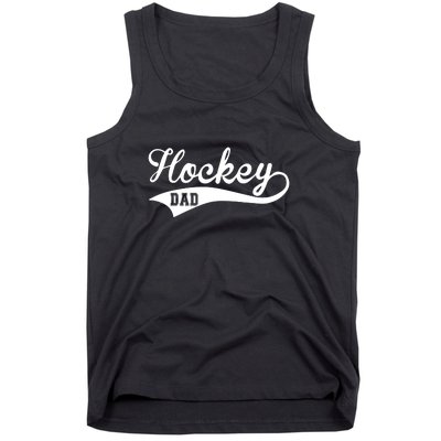 Father's Day Hockey Dad Like Normal Dad But Cooler Gift Hockey Life Tank Top