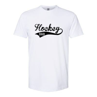 Father's Day Hockey Dad Like Normal Dad But Cooler Gift Hockey Life Softstyle® CVC T-Shirt