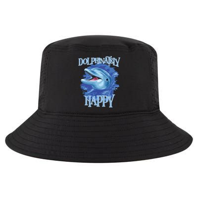 Funny Dolphinately Happy Dolphin Lover Tee Gifts Cool Comfort Performance Bucket Hat