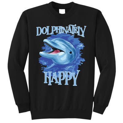 Funny Dolphinately Happy Dolphin Lover Tee Gifts Sweatshirt