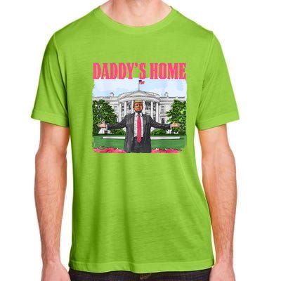 Funny Daddys Home Trump 2024 White House Comeback Adult ChromaSoft Performance T-Shirt