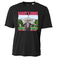 Funny Daddys Home Trump 2024 White House Comeback Cooling Performance Crew T-Shirt