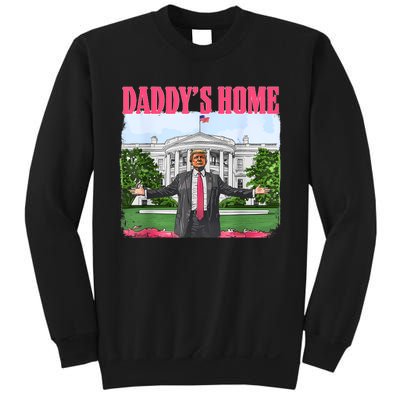 Funny Daddys Home Trump 2024 White House Comeback Sweatshirt