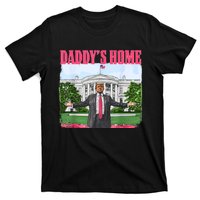 Funny Daddys Home Trump 2024 White House Comeback T-Shirt