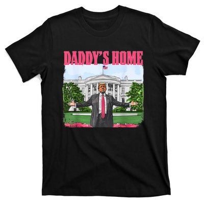 Funny Daddys Home Trump 2024 White House Comeback T-Shirt