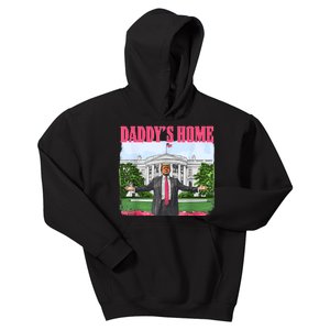 Funny Daddys Home Trump 2024 White House Comeback Kids Hoodie