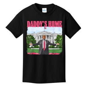 Funny Daddys Home Trump 2024 White House Comeback Kids T-Shirt