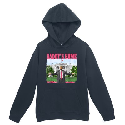 Funny Daddys Home Trump 2024 White House Comeback Urban Pullover Hoodie