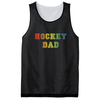 Father's Day Hockey Dad Rainbow Gift Mesh Reversible Basketball Jersey Tank