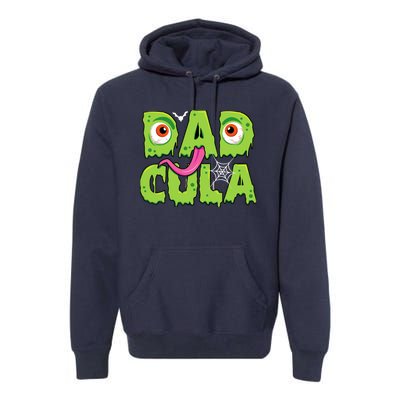 Funny Dadcula Halloween Dad Costume For Family Matching Premium Hoodie