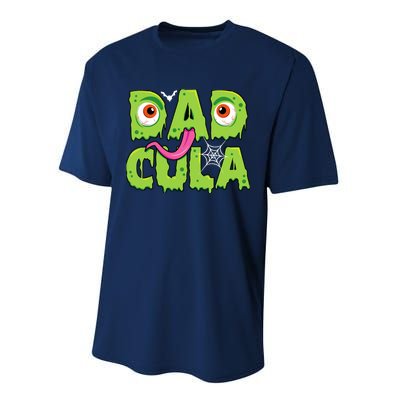 Funny Dadcula Halloween Dad Costume For Family Matching Performance Sprint T-Shirt