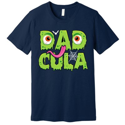 Funny Dadcula Halloween Dad Costume For Family Matching Premium T-Shirt