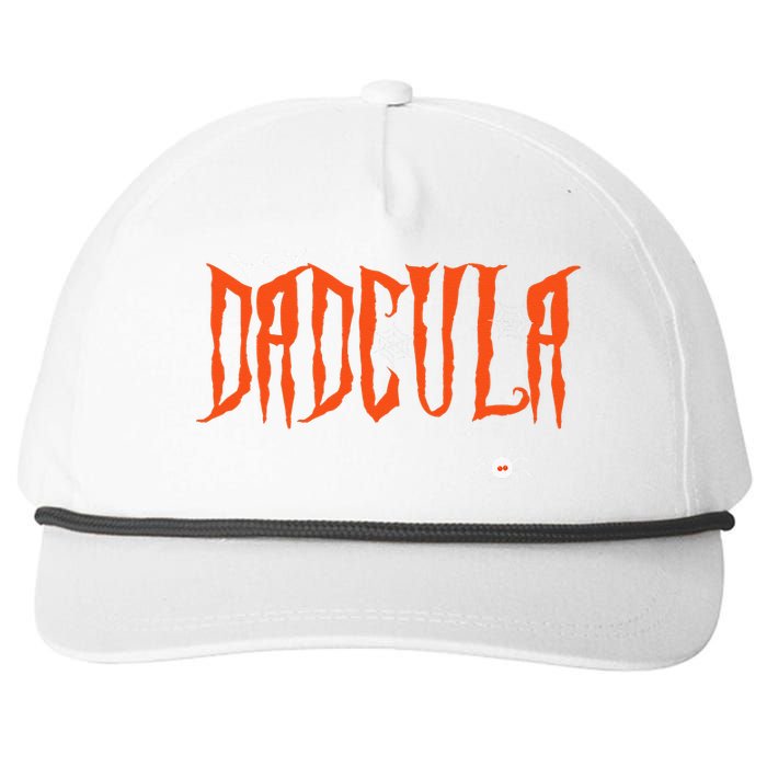 Funny Dadcula Halloween Dad Dracula Costume Momster Matching Snapback Five-Panel Rope Hat