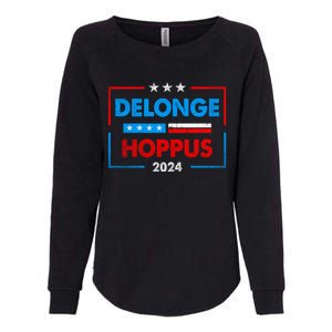 Funny Delonge Hoppus 2024 For President Voting Election 2024 Usa Womens California Wash Sweatshirt