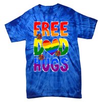 Free Dad Hugs Rainbow Lgbt Pride Month Fathers Day Cool Gift Tie-Dye T-Shirt