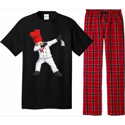 Funny Dabbing Hibachi Chef Cook Costume Cooking Cute Gift Pajama Set