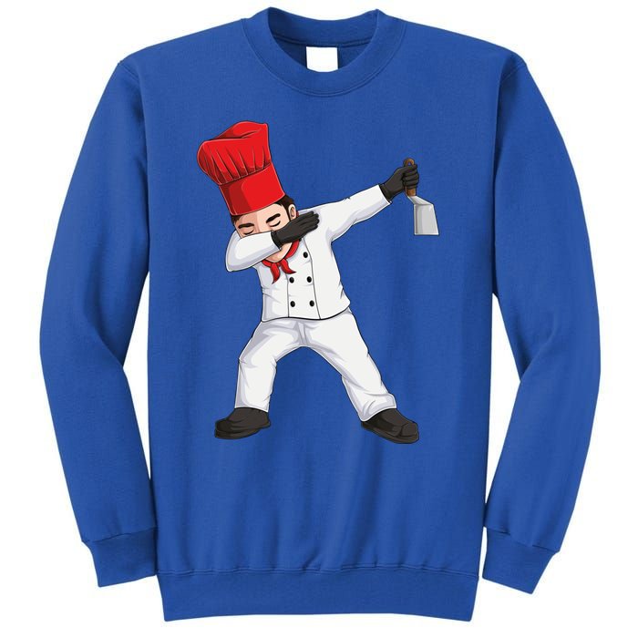 Funny Dabbing Hibachi Chef Cook Costume Cooking Cute Gift Tall Sweatshirt