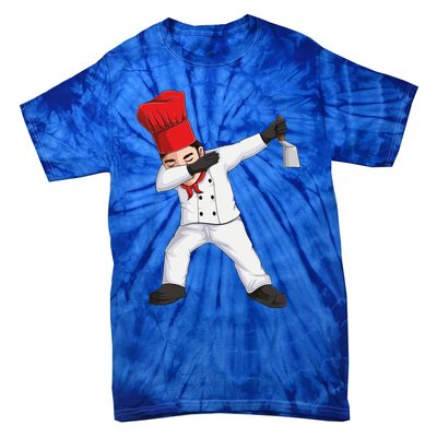 Funny Dabbing Hibachi Chef Cook Costume Cooking Cute Gift Tie-Dye T-Shirt