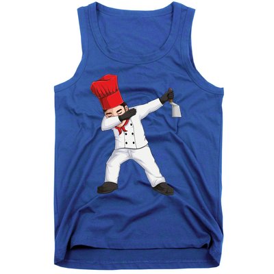 Funny Dabbing Hibachi Chef Cook Costume Cooking Cute Gift Tank Top