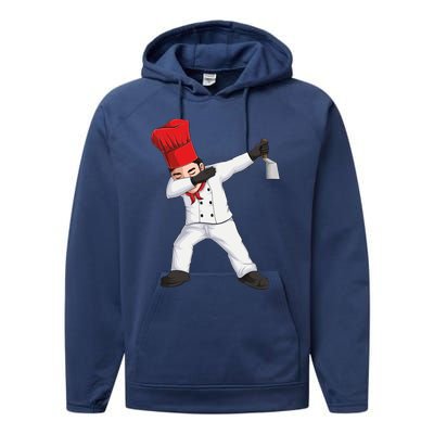 Funny Dabbing Hibachi Chef Cook Costume Cooking Cute Gift Performance Fleece Hoodie