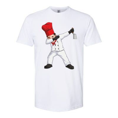 Funny Dabbing Hibachi Chef Cook Costume Cooking Cute Gift Softstyle CVC T-Shirt