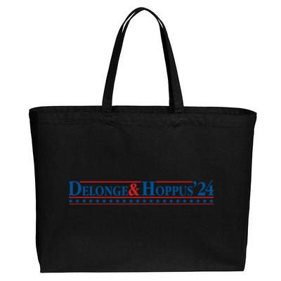 Funny Delonge Hoppus 2024 For President Voting Election 2024 Usa Cotton Canvas Jumbo Tote