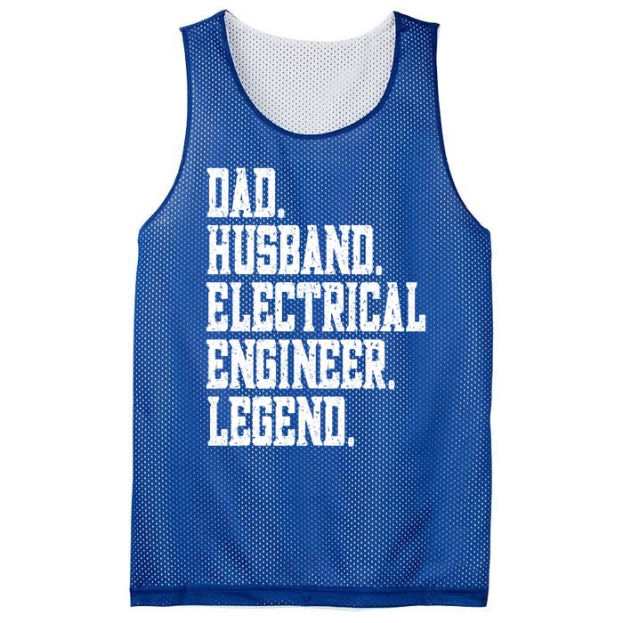 Funny Dad Husband Electrical Engineer Legend Great Gift Mesh Reversible Basketball Jersey Tank