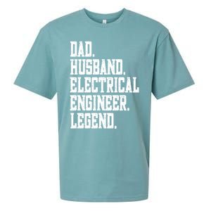 Funny Dad Husband Electrical Engineer Legend Great Gift Sueded Cloud Jersey T-Shirt