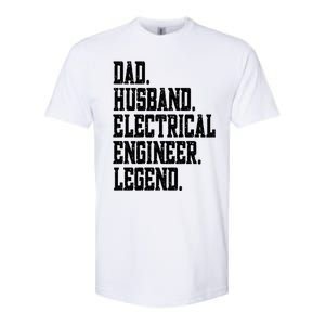 Funny Dad Husband Electrical Engineer Legend Great Gift Softstyle CVC T-Shirt