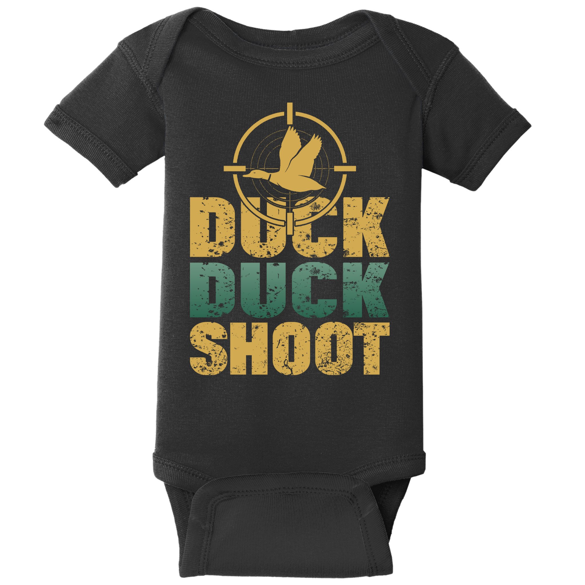 Funny Duck Hunting Gift For Hunter Baby Bodysuit