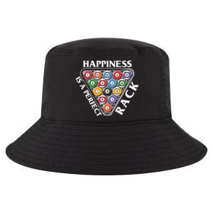 Father's Day Happiness Is A Perfect Rack Billiards Dad Gift For Dad Cool Comfort Performance Bucket Hat