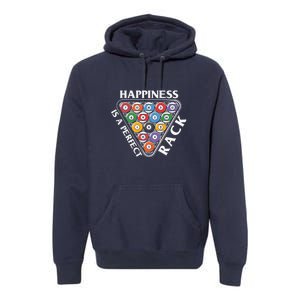 Father's Day Happiness Is A Perfect Rack Billiards Dad Gift For Dad Premium Hoodie