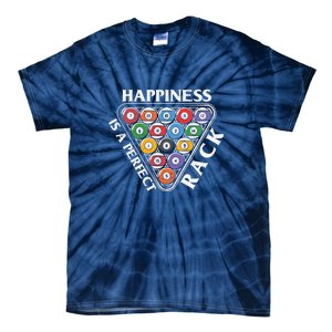 Father's Day Happiness Is A Perfect Rack Billiards Dad Gift For Dad Tie-Dye T-Shirt