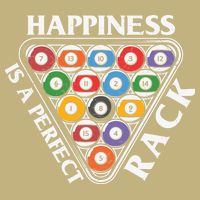 Father's Day Happiness Is A Perfect Rack Billiards Dad Gift For Dad Cooling Performance Crew T-Shirt