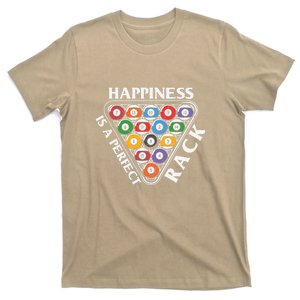 Father's Day Happiness Is A Perfect Rack Billiards Dad Gift For Dad T-Shirt