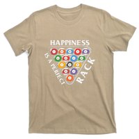 Father's Day Happiness Is A Perfect Rack Billiards Dad Gift For Dad T-Shirt