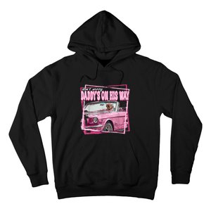 Funny DaddyS Home Trump Pink 2024 Take America Back 2024 Hoodie