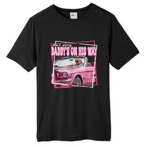 Funny DaddyS Home Trump Pink 2024 Take America Back 2024 Tall Fusion ChromaSoft Performance T-Shirt