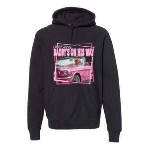 Funny DaddyS Home Trump Pink 2024 Take America Back 2024 Premium Hoodie