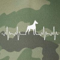funny Doberman Heartbeat For Doberman Lover Legacy Tie Dye Trucker Hat