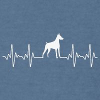 funny Doberman Heartbeat For Doberman Lover Garment-Dyed Sweatshirt