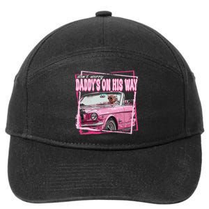 Funny DaddyS Home Trump Pink 2024 Take America Back 2024 7-Panel Snapback Hat