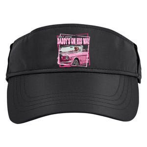 Funny DaddyS Home Trump Pink 2024 Take America Back 2024 Adult Drive Performance Visor