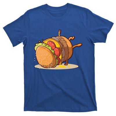 Funny Dancing Hamburger Gift T-Shirt