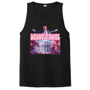 Funny DaddyS Home Trump Pink 2024 Take America Back 2024 PosiCharge Competitor Tank