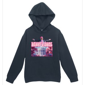 Funny DaddyS Home Trump Pink 2024 Take America Back 2024 Urban Pullover Hoodie